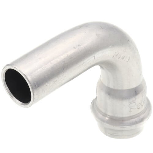 Main product image of 1/2" ProPress 304 Stainless 90° Street Elbow w/ FKM Seal (FTG x P)