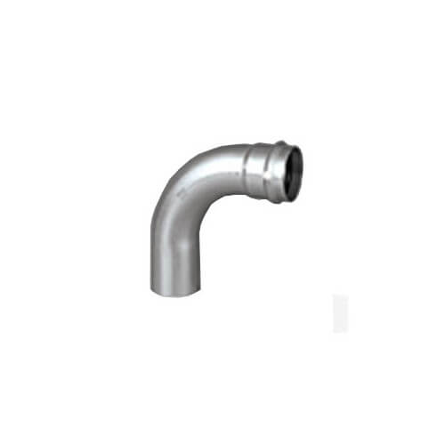 Main product image of 2" ProPress 304 Stainless 90° Street Elbow w/ FKM Seal (FTG x P)