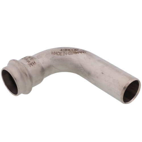 Main product image of 3/4" ProPress 304 Stainless 90° Street Elbow w/ FKM Seal (FTG x P)