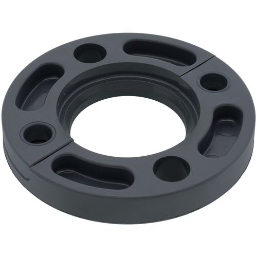 Main product image of 1-1/4" PVC Sch. 80 Van Stone Split Flange Ring w/ 2 Halves