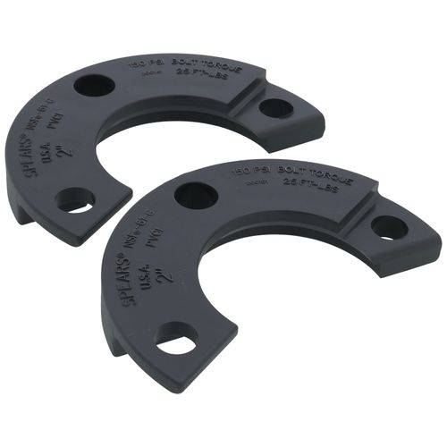 Main product image of 2" PVC Sch. 80 Van Stone Split Flange Ring w/ 2 Halves