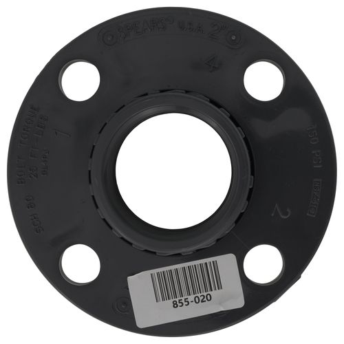 Main product image of 2" PVC Schedule 80 Van Stone Flange w/ PVC Ring (FIPT)