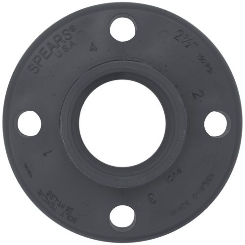 Main product image of 2-1/2" PVC Schedule 80 Van Stone Flange w/ PVC Ring (FIPT)