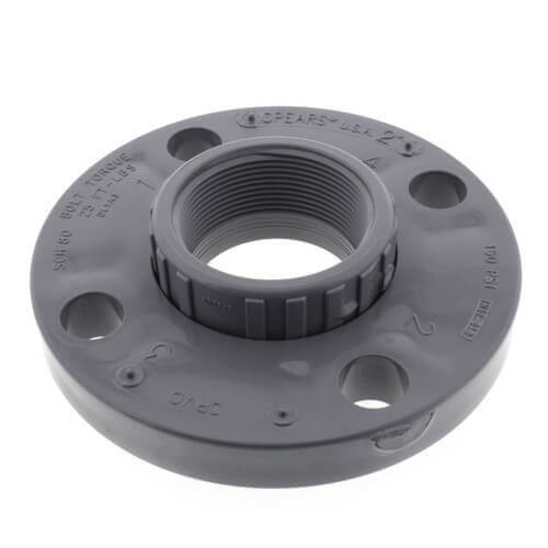 Main product image of 6" CPVC Schedule 80 Van Stone Flange w/ Plastic Ring (FIPT)