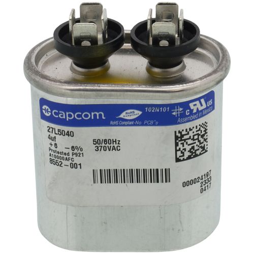 Main product image of 4 MFD Oval Run Capacitor (370V), 8552-001
