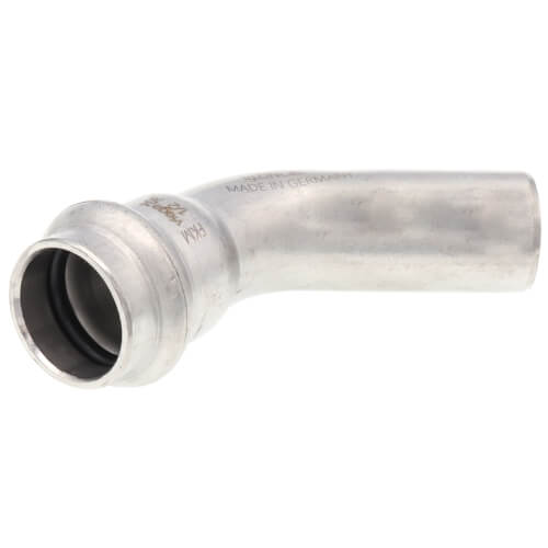Main product image of 1/2" ProPress 304 Stainless 45-Degree Elbow w/ FKM Seal (P x CTS)
