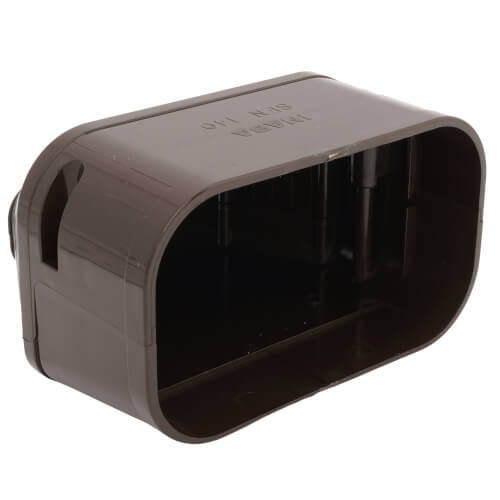 Main product image of 5.5" Slimduct End Fitting (Brown)