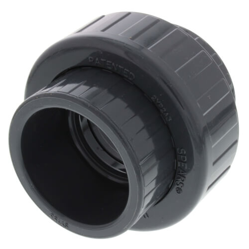 2-1/2" PVC Sch. 80 Union With Viton O-Ring Seal (S x S)