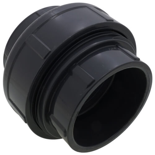 4" PVC Sch. 80 Union With Viton O-Ring Seal (S x S)