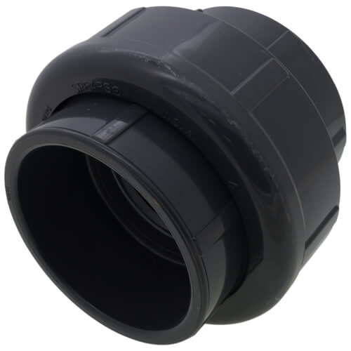 4" PVC Sch. 80 Union With Viton O-Ring Seal (S x S)