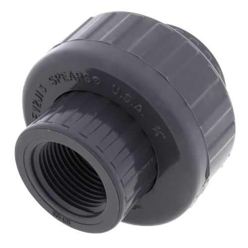 Main product image of 3/4" PVC Sch. 80 Union With Viton O-Ring Seal (FPT x FPT)