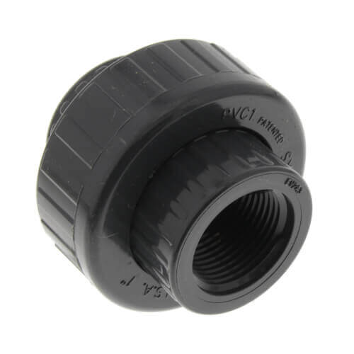 Main product image of 1-1/4" PVC Sch. 80 Union With Viton O-Ring Seal (FPT x FPT)