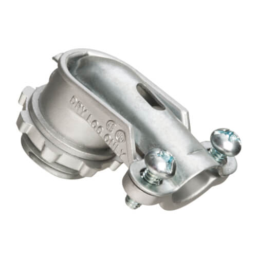 Main product image of 3" Zinc 90° Squeeze Flex Connector