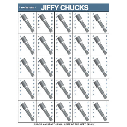 Main product image of Jiffy Chuck - Hex-Drive Chuck - 1/4" Hex Opening x 1-3/4" long (Pack of 25), 86-10224-25PK