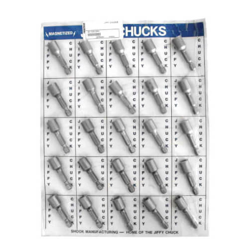 Main product image of Jiffy Chuck - Hex-Drive Chuck - 5/16" Hex Opening x 1-3/4" long (Pack of 25), 86-10230-25PK