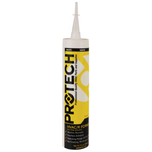 Main product image of PROTECH 370 HVAC/R Silicone- 10.1 oz. tubes (White) (Pack of 12), 86-370W