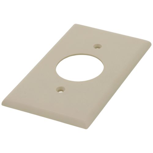 Main product image of 1-Gang Electrical Wall Plate, 1.406 Inch Hole, Device Mount (Ivory)