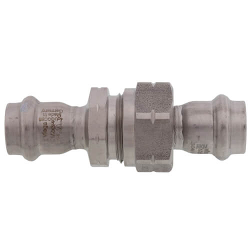 Main product image of 1/2" ProPress 304 Stainless Union w/ FKM Seal (P x P)