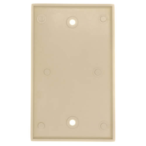 Main product image of 1-Gang No Device Blank Wall Plate, Box Mount (Ivory)