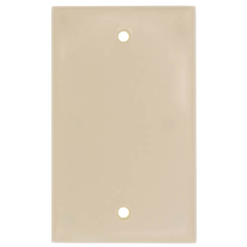 Main product image of 1-Gang No Device Blank Wall Plate, Box Mount (Ivory)