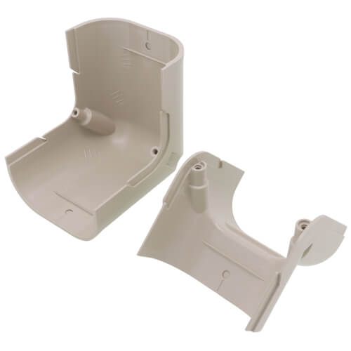 Main product image of 2.75" 90° Slimduct Vertical Elbow (Ivory)