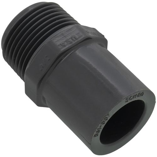 Main product image of 3/4" PVC Schedule 80 Male Street Adapter