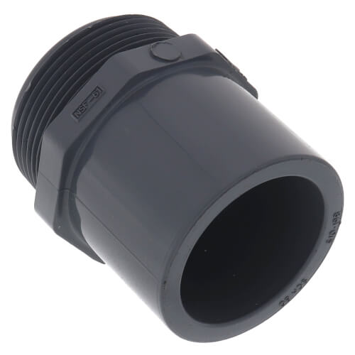 Main product image of 1-1/2" CPVC Schedule 80 Male Adapter (Spigot x MIPT)