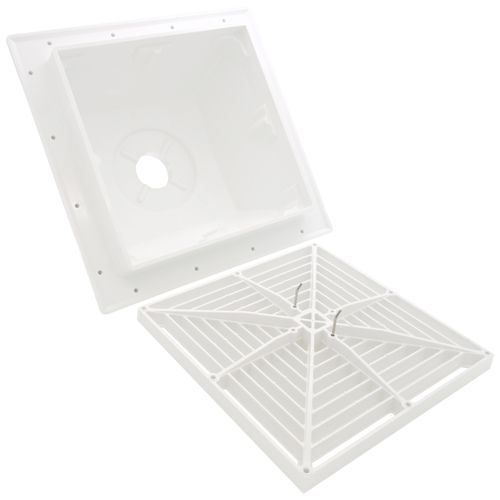 Main product image of 2" SquareMax PVC Floor Sink w/ Full Size Strainer