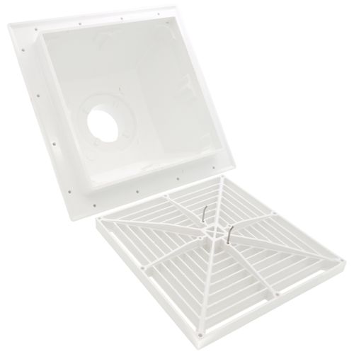 Main product image of 3" SquareMax PVC Floor Sink w/ Full Size Strainer