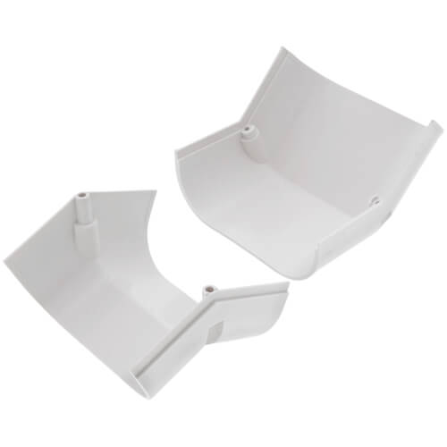 Main product image of 3.75" 45° Slimduct Vertical Elbow (White)
