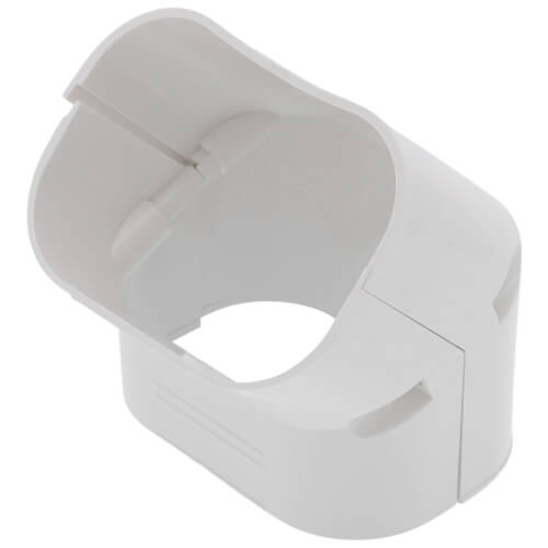 Main product image of 3.75" 45° Slimduct Vertical Elbow (White)