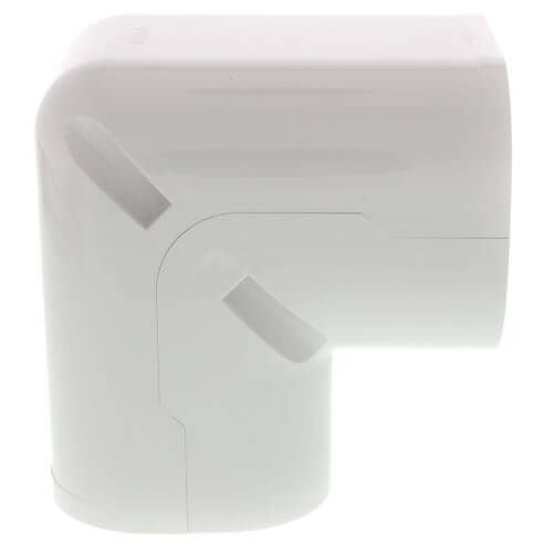 Main product image of 3.75" 90° Slimduct Vertical Elbow (White)