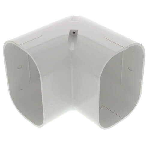Main product image of 3.75" 90° Slimduct Vertical Elbow (White)