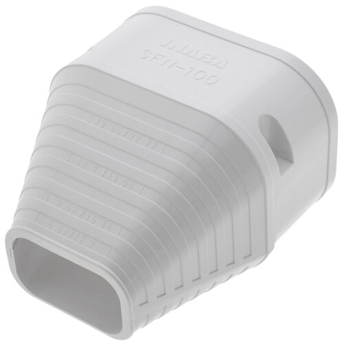 Main product image of 3.75" Slimduct End Fitting (White)