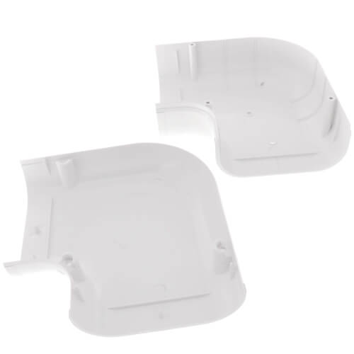 Main product image of 3.75" 90° Slimduct Flat Elbow (White)
