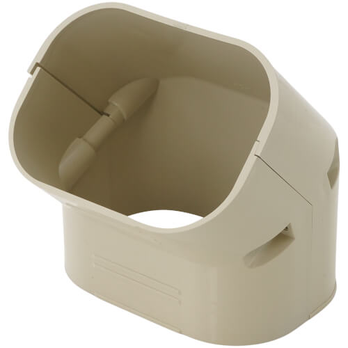 Main product image of 3.75" 45° Slimduct Vertical Elbow (Ivory)