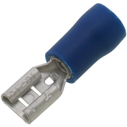 Main product image of Insulated Female Slip-On Solderless Terminal, 16-14 AWG, Tab Size .187 (20 Pack)