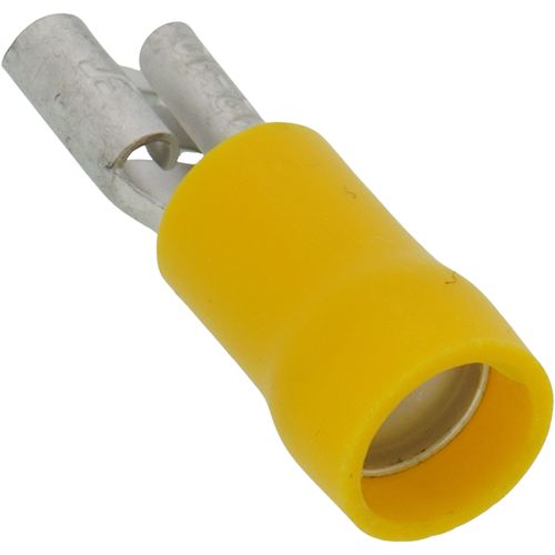 Main product image of Insulated Female Slip-On Solderless Terminal, 12-10 AWG, Tab Size .250 (15 Pack)