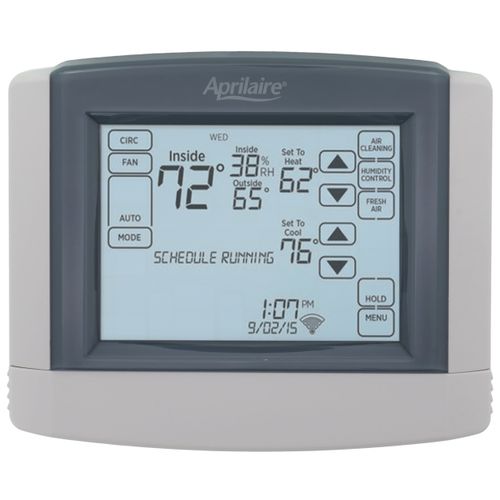 Main product image of Touchscreen Multi-Stage 2H/2C or 4H/2C Prog. Thermostat w/ Humidity or Ventilation Control
