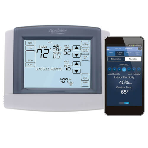 Main product image of Prog. Touchscreen Multi-Stage Tstat w/ Humidity or Ventilation Control (Touchscreen, Wi-Fi)