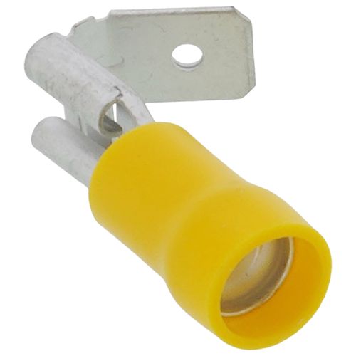 Main product image of Insulated Male/Female Piggy Back Quick Disconnect Terminal, 12-10 AWG, Tab Size .250 (8 Pack)