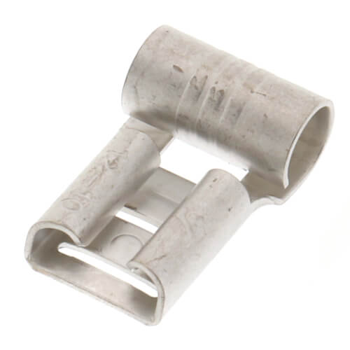 Non-Insulated Quick Connect Female Flag Terminal, 12-10 AWG, Flag Size .250 (13 Pack)