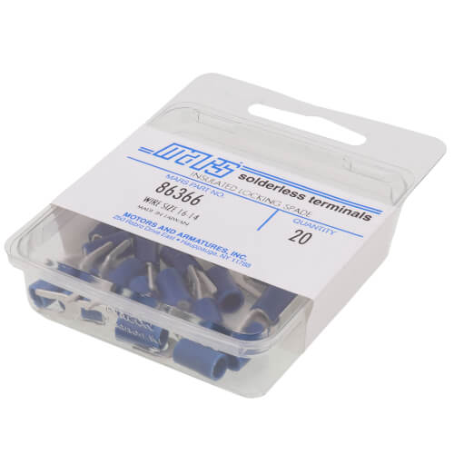 86366 MARS 86366 Insulated Spade Spring Solderless Terminal, 1614