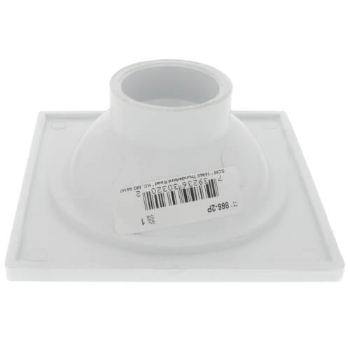 Main product image of 1-1/2" Sch. 40 Hub x 2" Sch. 40 Spigot Bell Trap Floor Drain (PVC)