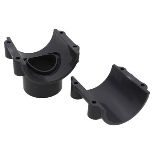 Main product image of 3" x 2" PVC Clamp Saddle (Socket) EPDM Zinc Bolt