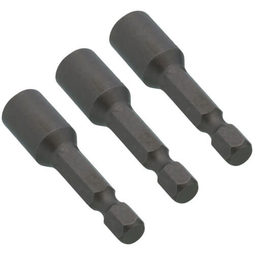 Main product image of 1/4" Magnetic Hex Driver, 3 pack (1-3/4" Long)