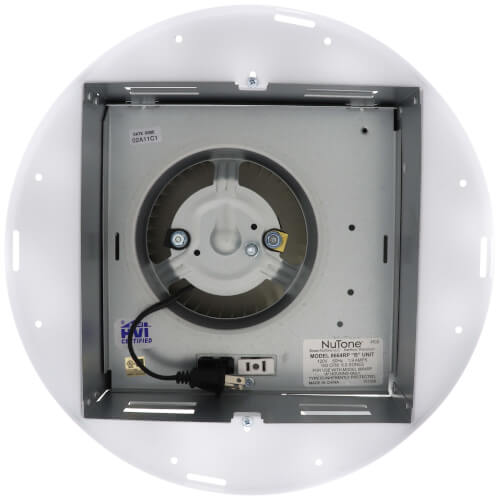 Nutone 8664RP Ventilation Fan w/ Light, 4" Round Duct (100 CFM