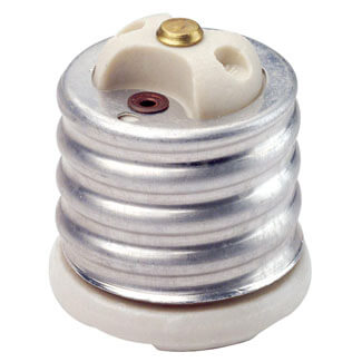 Main product image of Mogul-Medium Base Incandescent Glazed Porcelain Lampholder, 660W - White (250V)