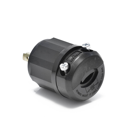Main product image of Locking Plug, 20A, 250V Industrial Grade (Black)