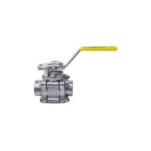 Main product image of 1-1/4" Socket Weld Stainless Steel 3 Piece Full Port Ball Valve, 86B20601